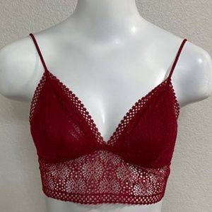 Victoria's Secret Red Lace Bralette